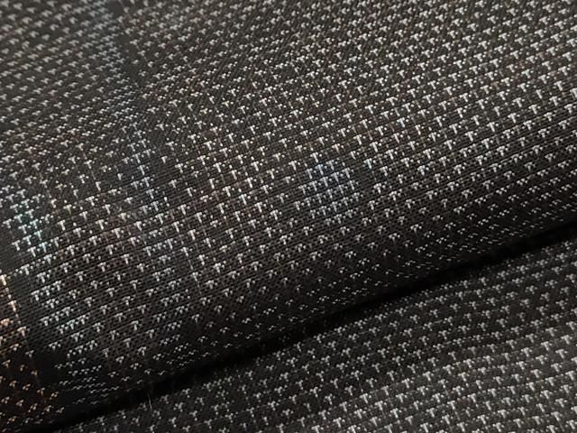 平和屋着物○本場大島紬 9マルキ 泥染め エ霞吉祥文 山中織物