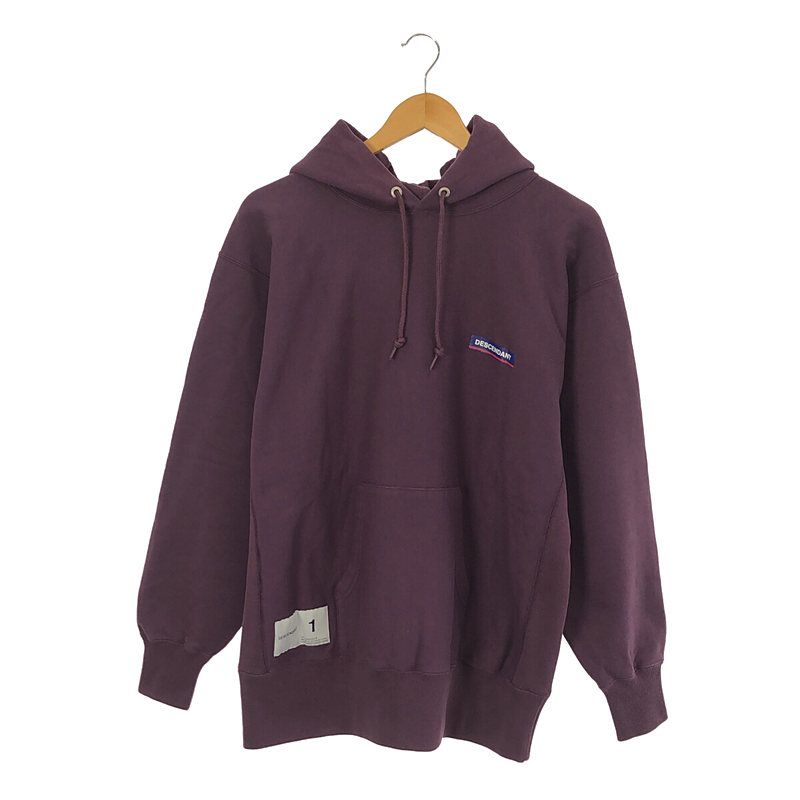 【美品】  DESCENDANT / ディセンダント | HORIZON HOODED SWEATSHIRT / 両面プリント オーバー スウェット パーカー | 1 | purple | メンズ