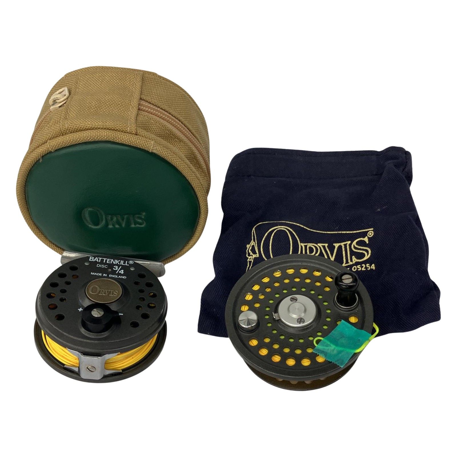△△ORVIS BATTENKILL DISC 3|4 made in England 替えスプール ケース付
