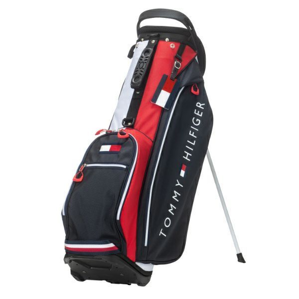 トミーヒルフィガー ゴルフ スタンドキャディーバッグ ジュニア 3点式ショルダー 8.5型 38インチ対応