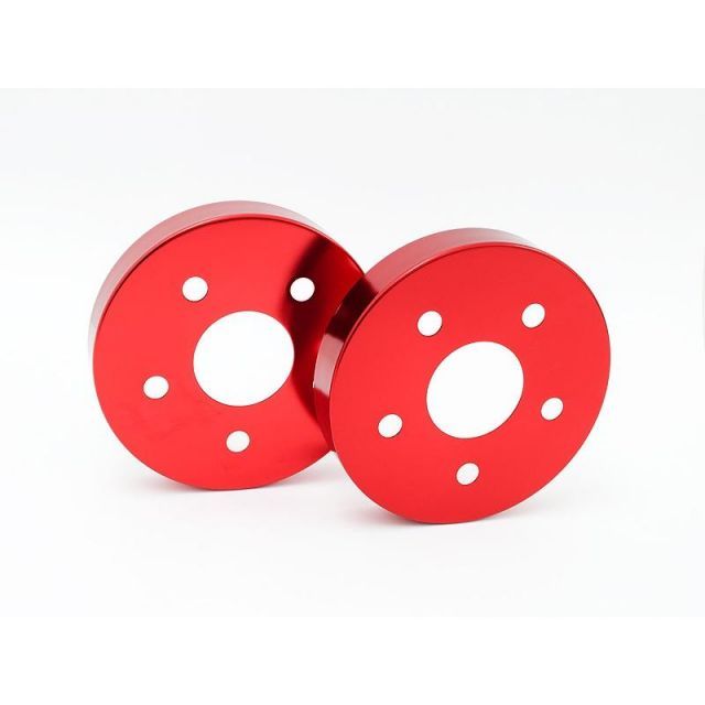 ブレーキカバー アルファード GGH30W GGH35W 後期用 リア ブレーキハブカバー 1台分 2枚セット レッド HCT-046 mars 日本製