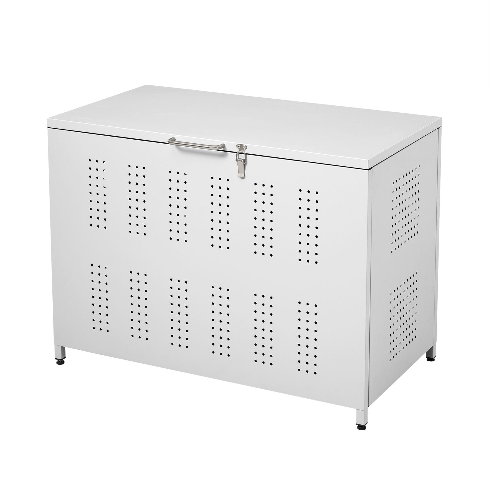 ハンドメイド 2人掛けベンチ 収納ボックス (チーク×ホワイト