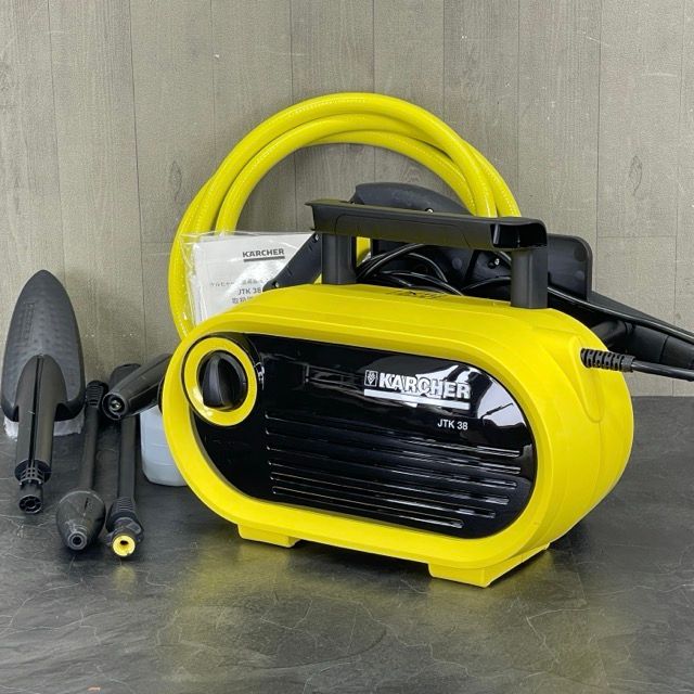 家庭用高圧洗浄機【中古】動作保証 KARCHER ケルヒャー JTK38 1.600-960.0 イエロー 高圧ホース欠品 100V 50/60Hz /58172