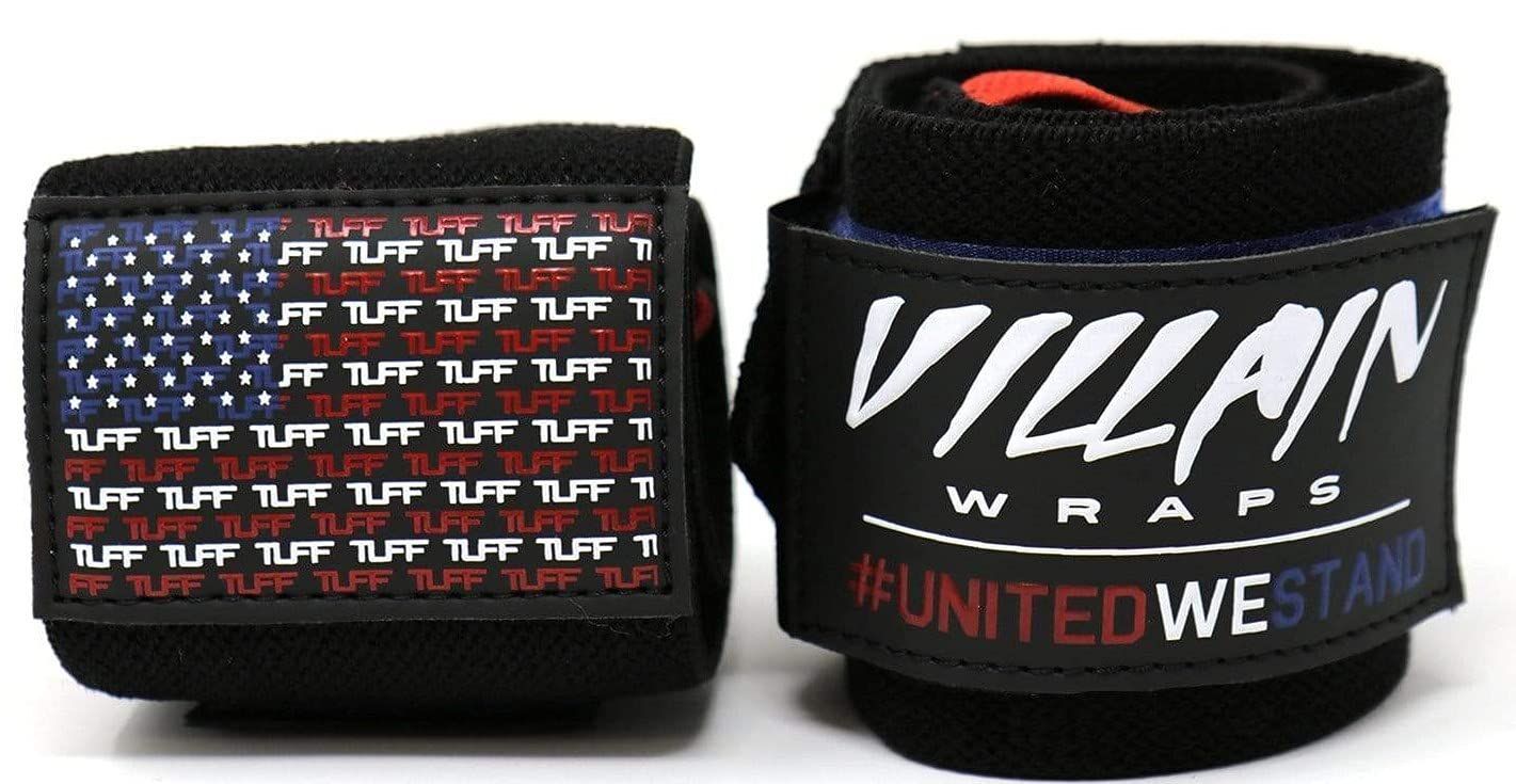 16 ユナイテッド 筋トレ用手首固定サポーター Wraps リストラップ タフラップ tuff Wraps Villain