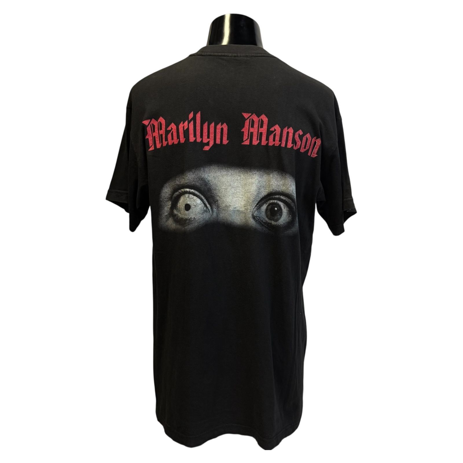 MARILYN MANSON マリリン・マンソン Tシャツ ヴィンテージ加工 MARILYN MANSON】マリリンマンソン Tシャツ XL - メルカリ
