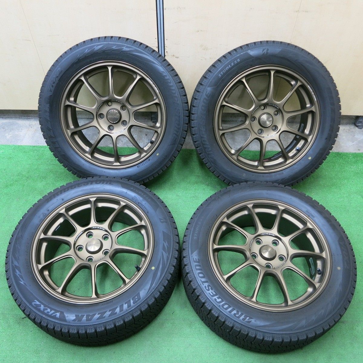 送料無料* 超バリ溝！キレイ！ほぼ10分☆RAYS VOLK RACING ZE40 鍛造 