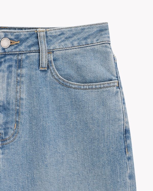 ☆新品未使用☆ theory デニム　ジーンズ　ボトムス　男性用　ブルー デニム メンズ ボトムス 接触冷感 アンクル丈 9分丈 ジーンズ