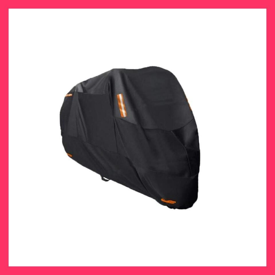 売れ筋 バイクカバー 厚手 大型 300D 中型 250cc 400cc 1000cc 2XL 3XL 4XL 防水 撥水 防雪 防塵 UVカット 盗難防止 反射板 日焼け防止 飛ばない 雨除け カバー