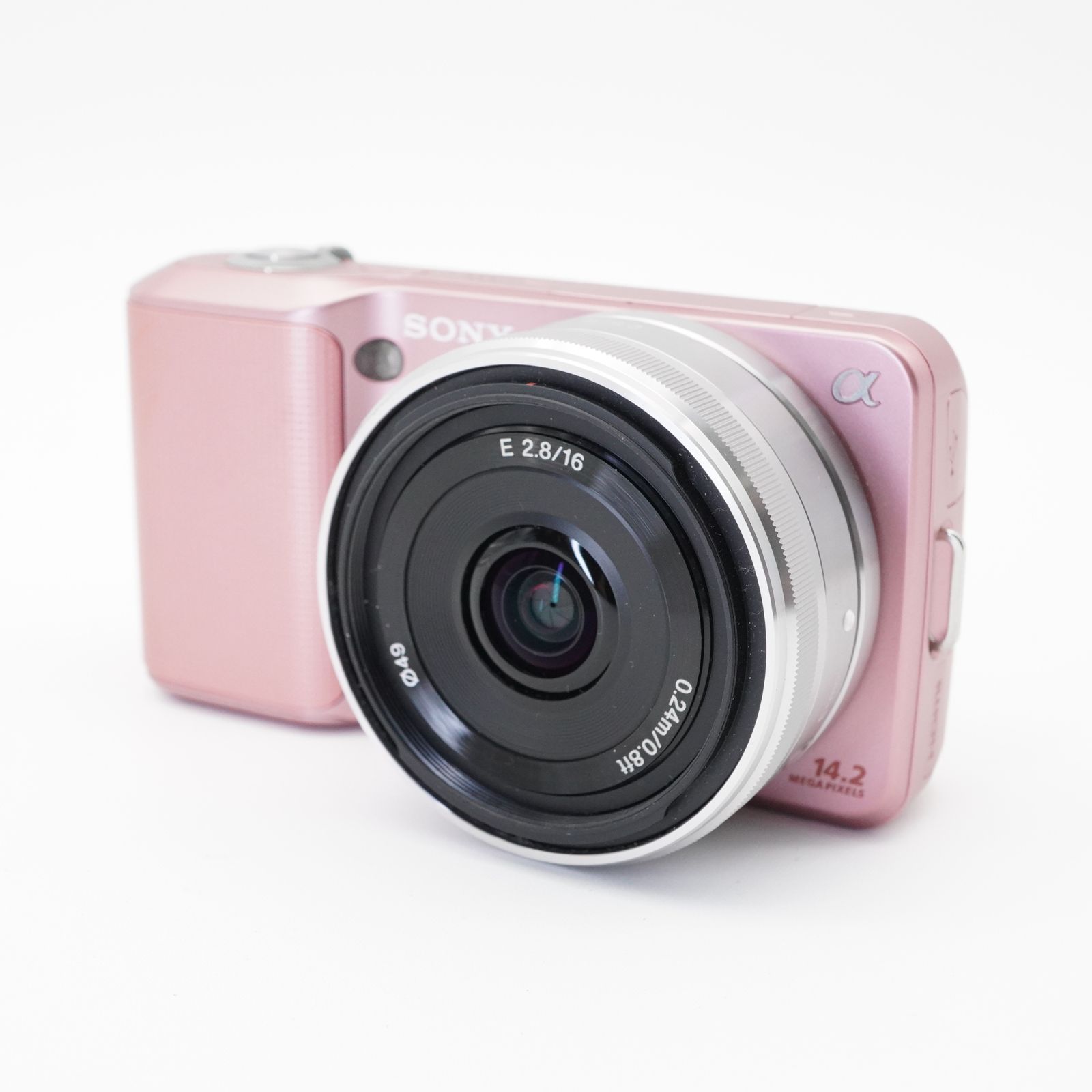 美品】SONY ミラーレス一眼カメラ α NEX-C3 ズームレンズキット ピンク