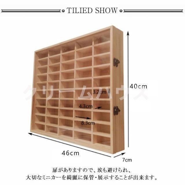 ミニカー 収納 ミニカーケース 扉付き 10×5マス コレクション