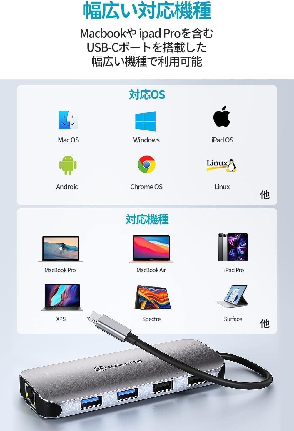 数量 USB