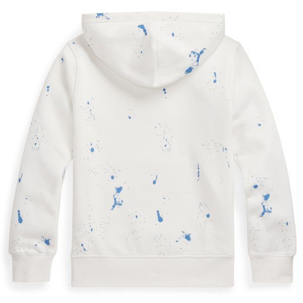 ラルフローレン スプラッシュペイントベア裏起毛パーカー