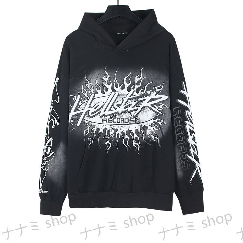 HELLSTAR 黒 Sサイズ パーカー 専用 HELLSTAR SPORTS フーディー Black TIE DYE SKULL ○関送無料