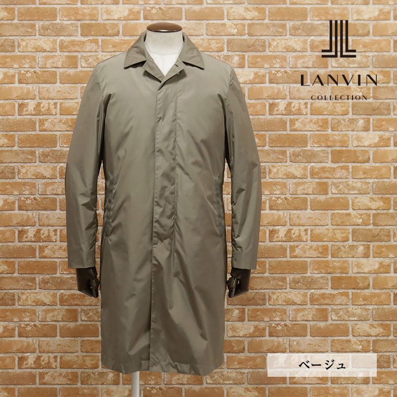 秋冬/LANVIN COLLECTION/48サイズ/ステンカラーコート 撥水 軽量 SOLOTEX＆エアロカプセル高機能中綿ライナー 新品/ベージュ/hb240/