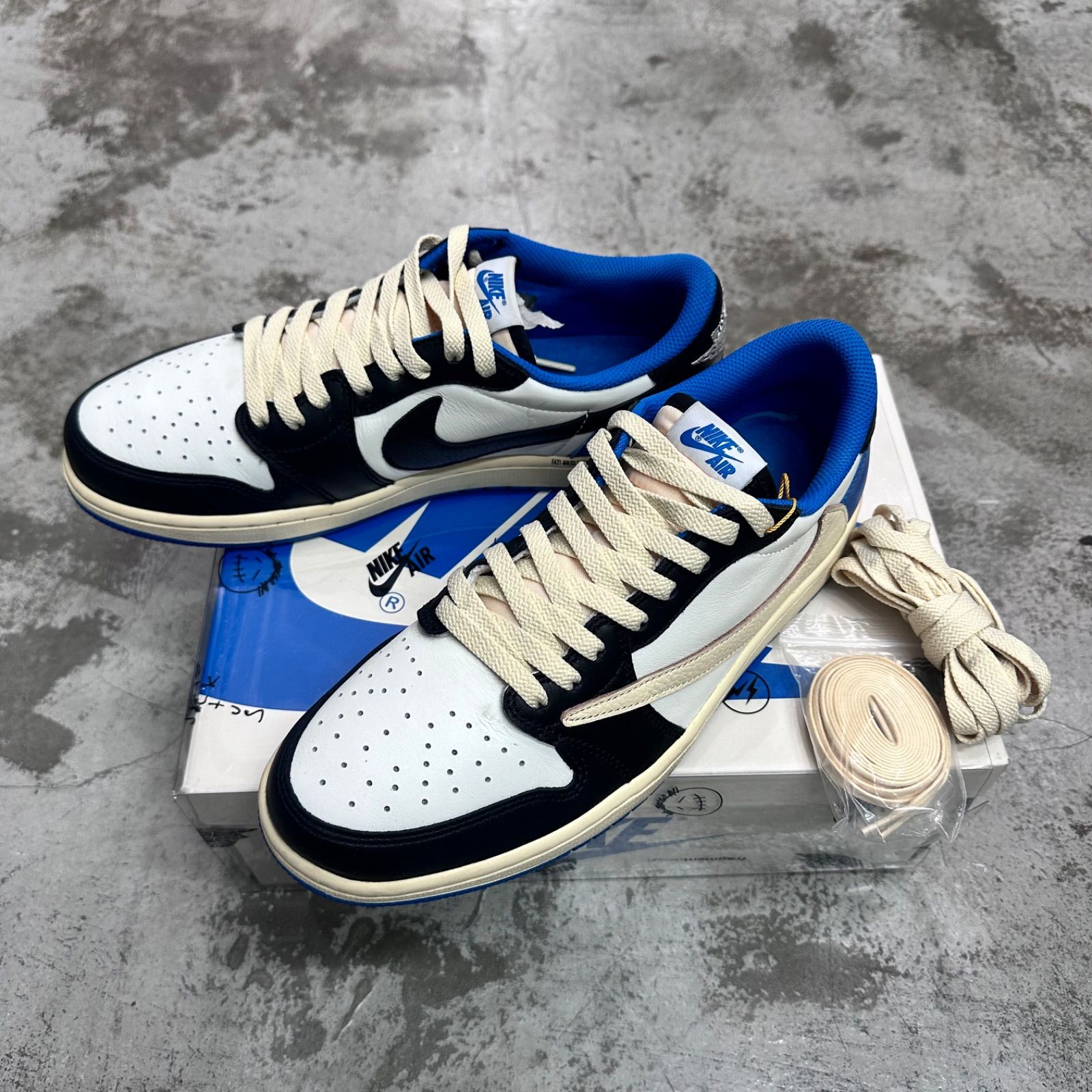 Travis Scott×Fragment×Nike エアジョーダン1 27cm NIKE公式】エア ジョーダン 1 LOW 'Travis Scott x Fragment