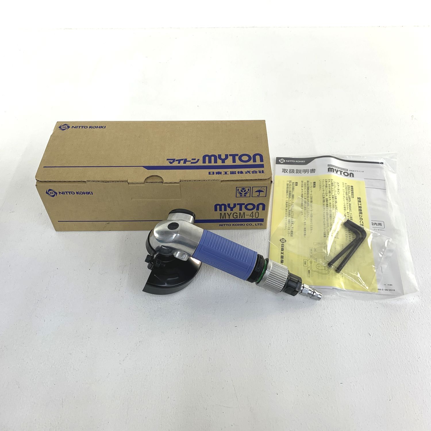 【中古品】日東工器 エアーグラインダー MYGM-40【★加古川物流】【424】 ☆加古川物流】【中古品】日東工器 エアーグラインダー MYGM-40