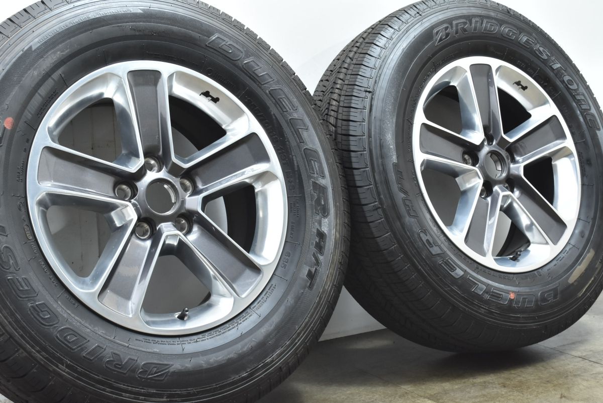 正規品 ジープ ラングラー サハラ 純正 18in 7.5J 44.45 PCD127 ブリヂストン デューラー H|T 685 255|70R18 品番 6BZ41TRMAA 可