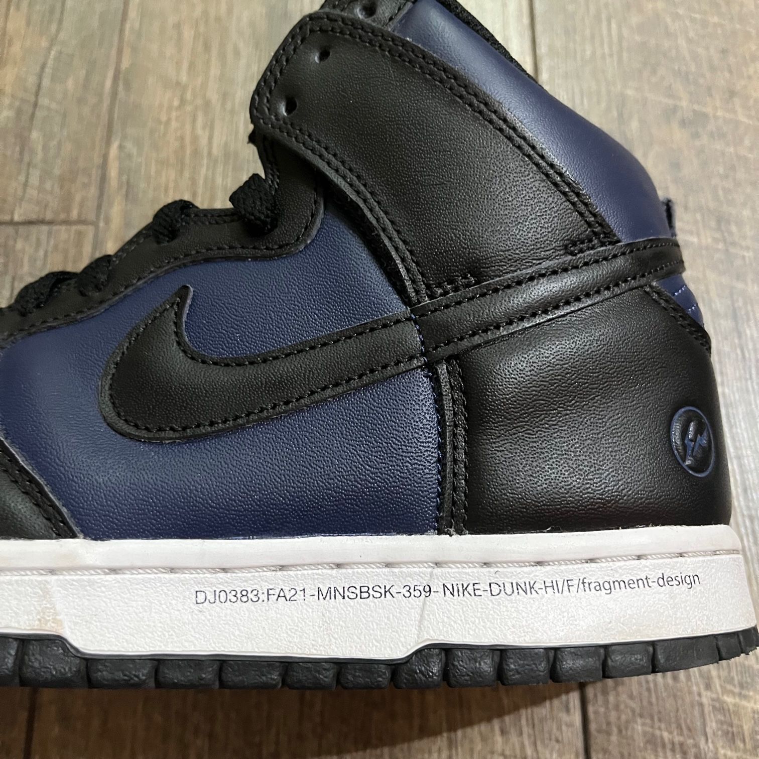 国内正規 FRAGMENT DESIGN × NIKE DUNK HIGH 