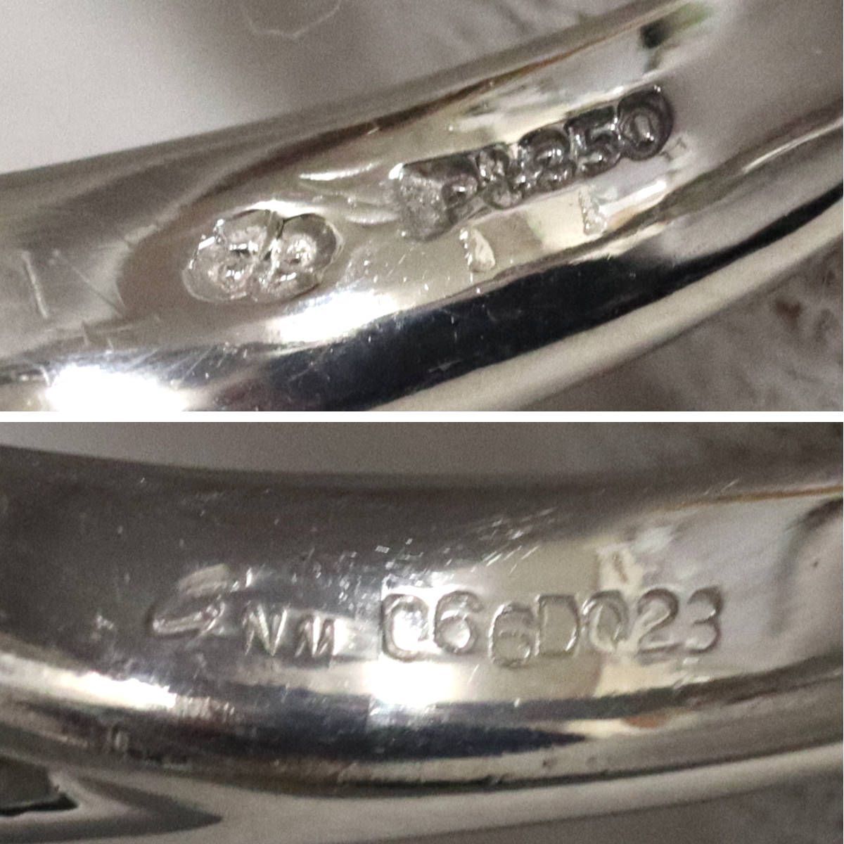 Pt850ルビーダイヤモンドリング R0.66 D0.23 8.9g #12 ソーティング  