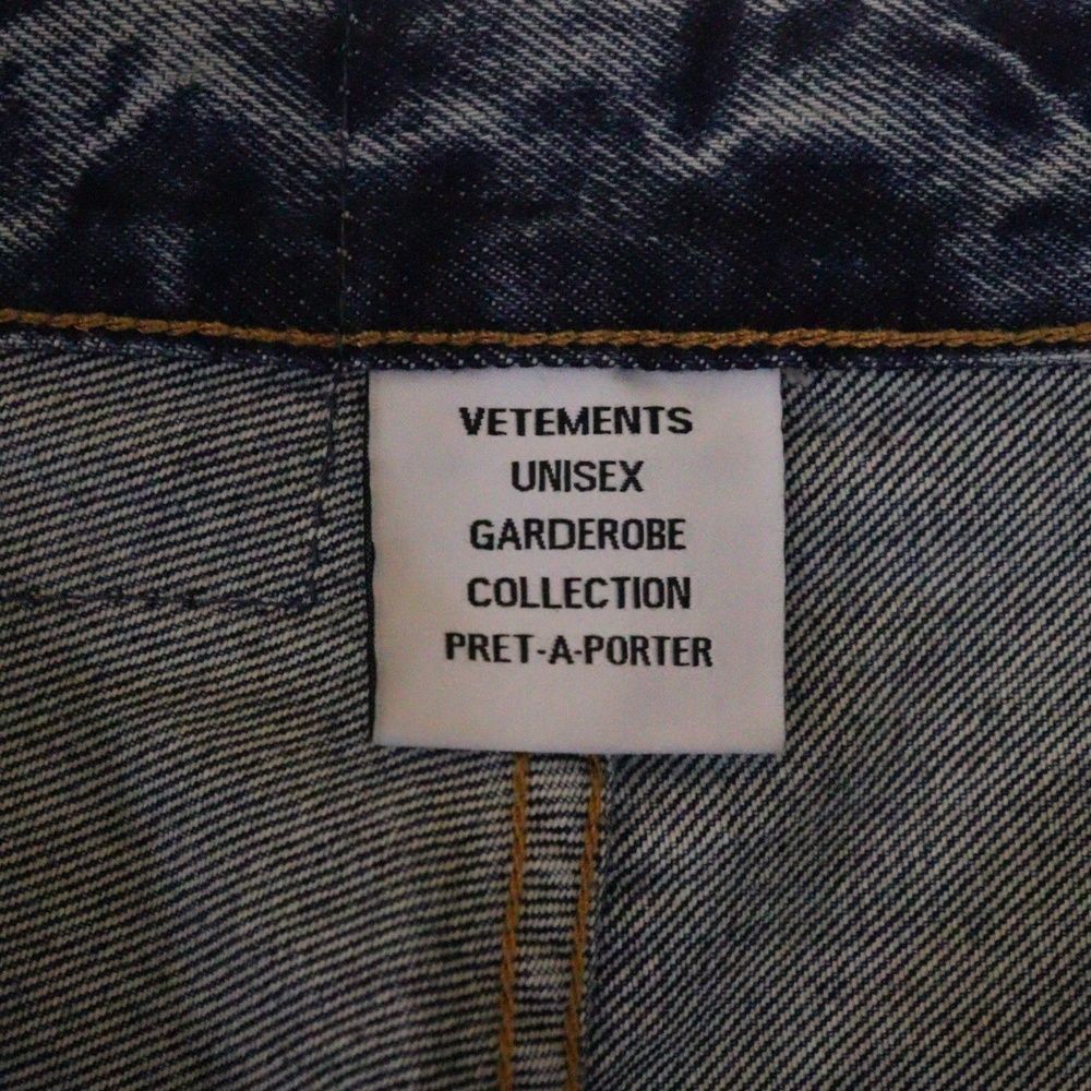 VETEMENTS (ヴェトモン) 23SS デストロイバギーパンツ ダメージバギー