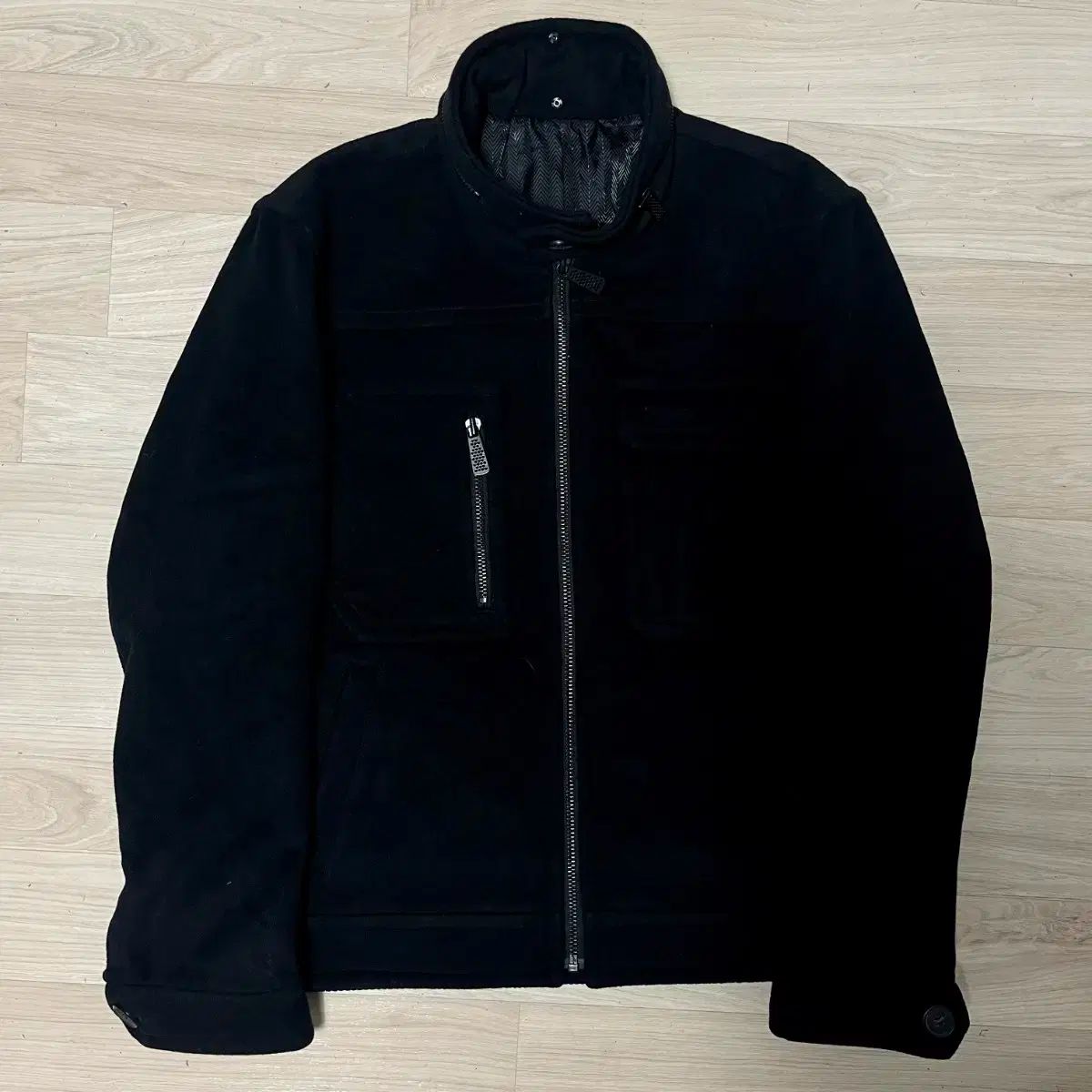 ベーシックハウス メンズ ジップアップ ジャケット L ／ 100