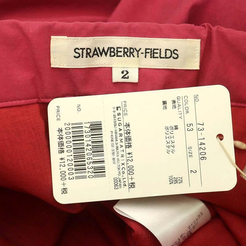 ストロベリーフィールズ STRAWBERRY-FIELDS フレアスカート ひざ丈 