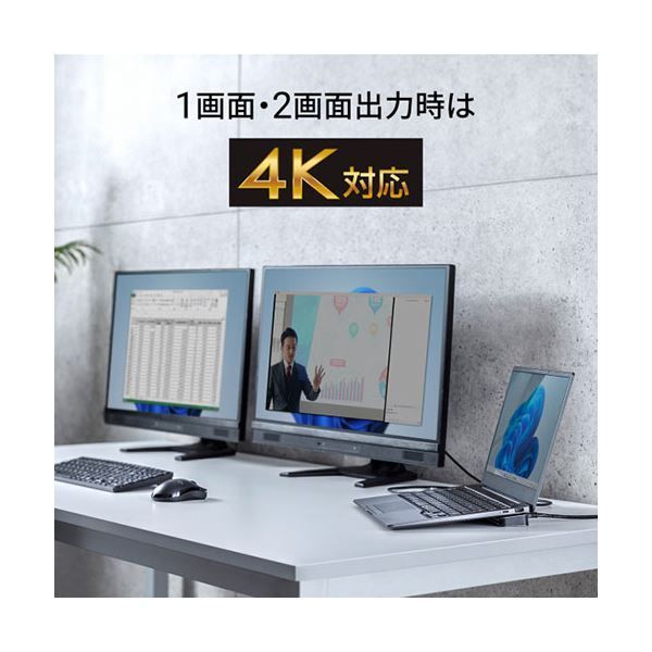 HDMI×3画面出力対応 USB-CVDK13