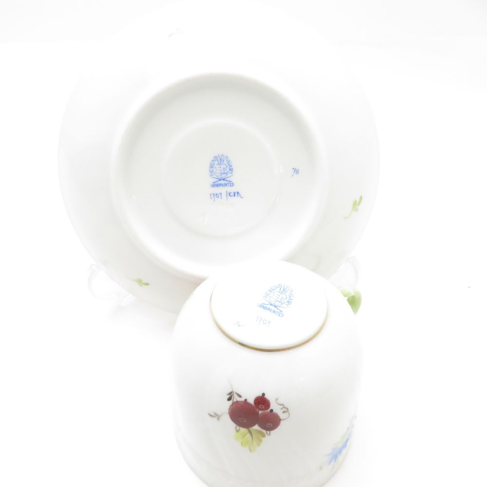 美品 Herend ヘレンド フルーツコンポジション CFR 1707 カップ  