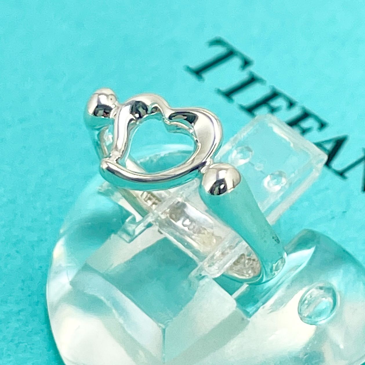 ティファニー リング シルバー925 オープンハート エルサペレッティ Tiffany&Co. /24-644 - メルカリ