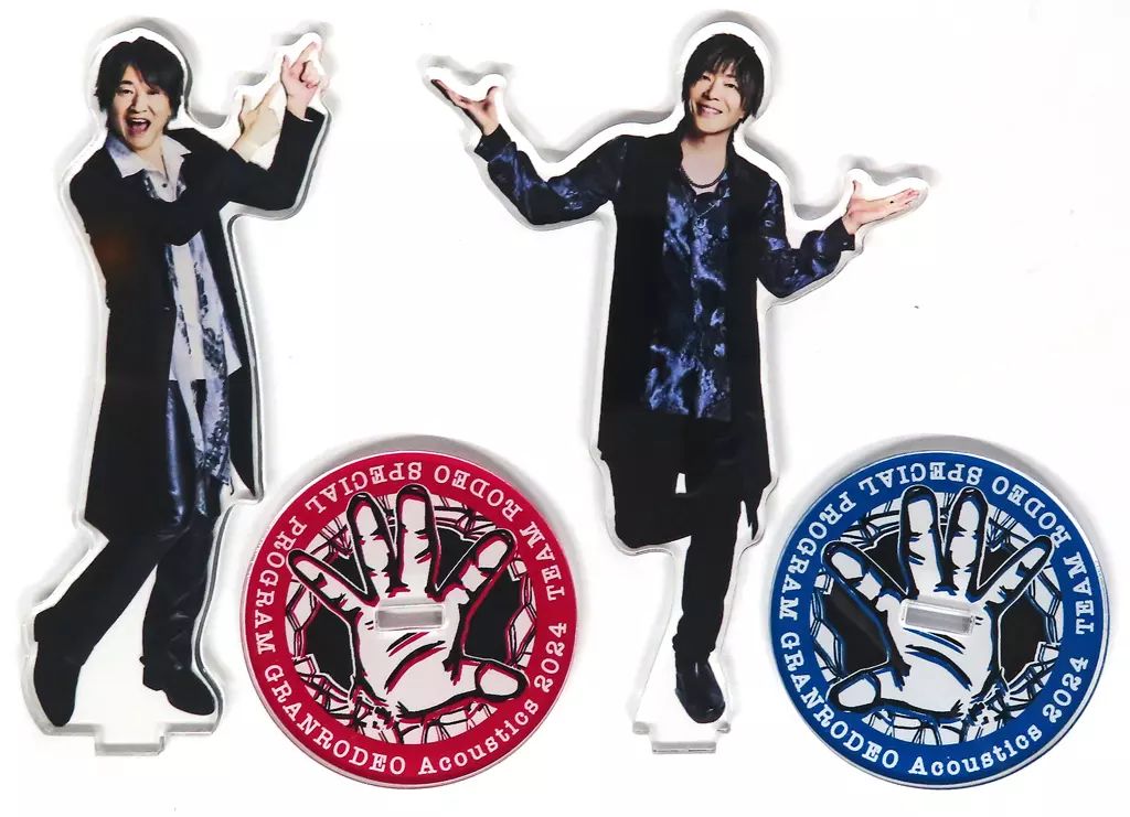  【中古】アクリルスタンド・アクリルパネル GRANRODEO アクリルスタンドセットB(エンジョイver.) 「TEAM RODEO SPECIAL PROGRAM GRANRODEO Acoustics 2024 マッタナシ!プラグナシ!」 アクリルスタンド