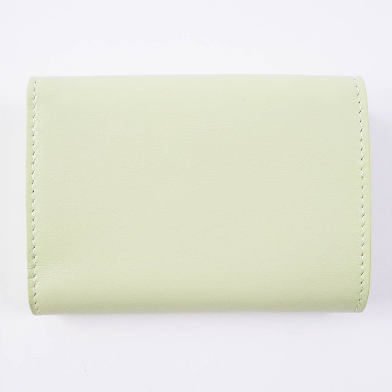 極美品◎JIL SANDER ジルサンダー BABY WALLET ベビーウォレット レザー 三つ折り財布 アクアグリーン 保存袋付き レディース  定価74,800円 - メルカリ