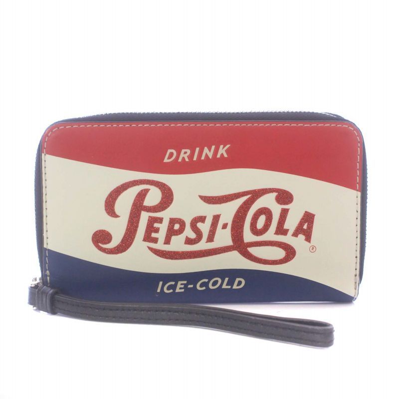 コーチ COACH ペプシコーラ PEPSI COLA コラボ 長財布 レザー