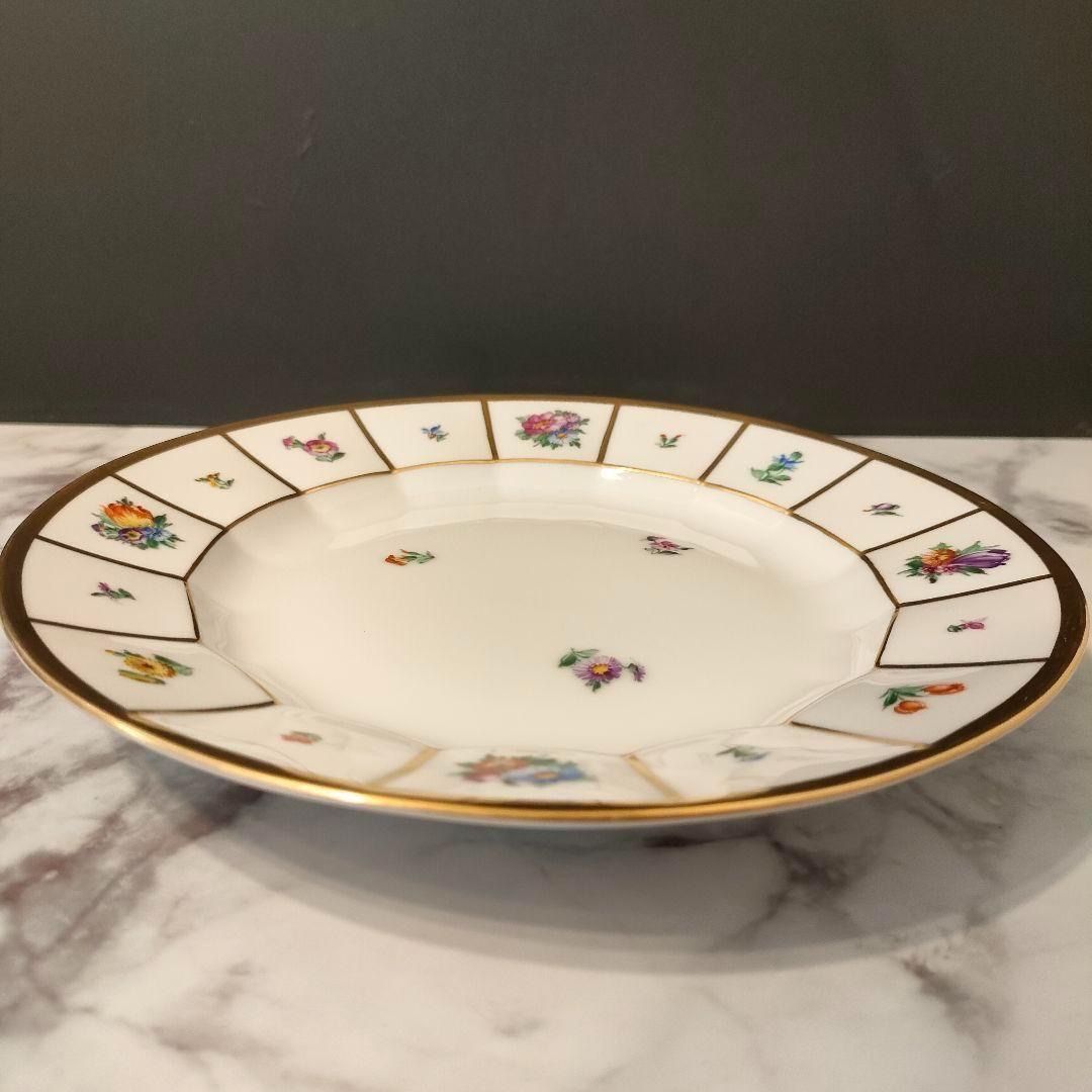 高級ライン 20㎝☆ロイヤルコペンハーゲン ヘンリエッテ 美品 金彩