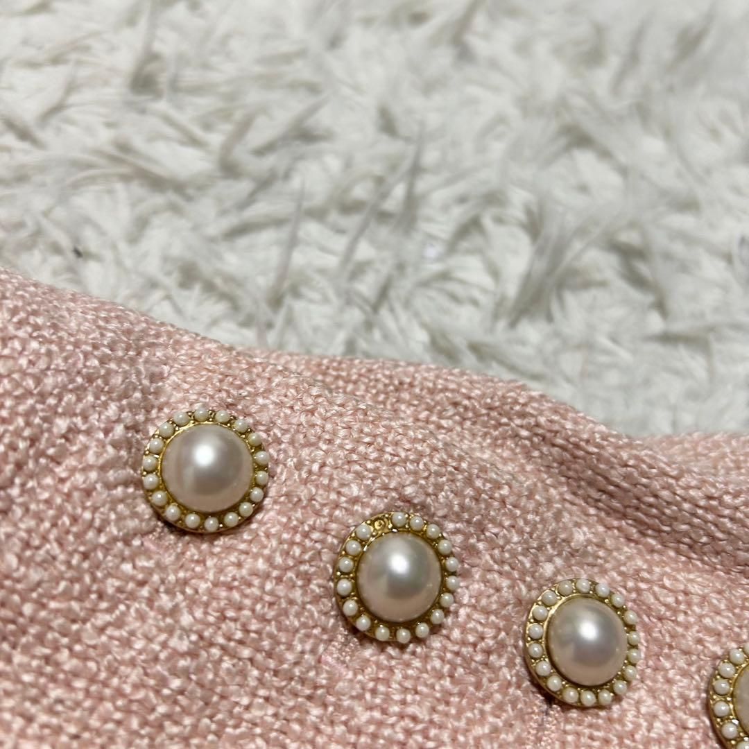 ツイードジャケット ピンク