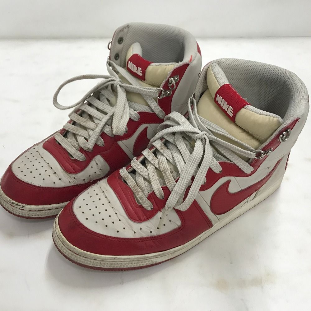 02w03780 ナイキ NIKE NIKE TERMINATOR HIGH BASIC ターミネーター ハイ ベーシック レッド 28.0cm  中国製 メンズ 箱なし スニーカー 336609-004 【中古品】 - メルカリ