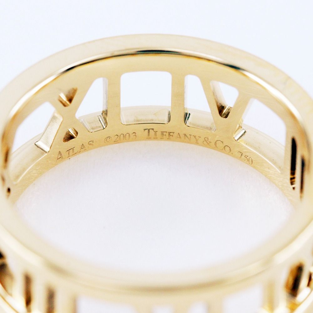 TIFFANY&Co.】ティファニー アトラス オープン K18イエロー