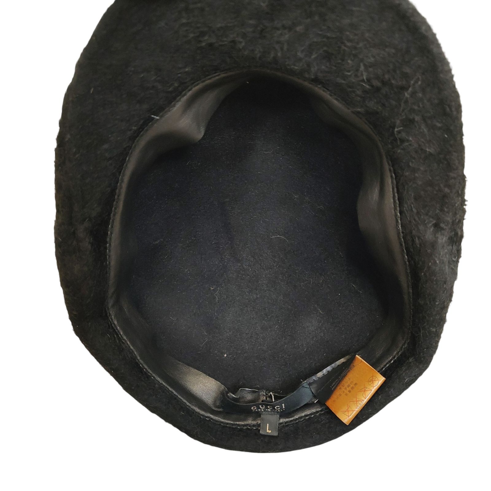 GUCCI グッチ ラビット ファー ベレー ハンチング帽 102587