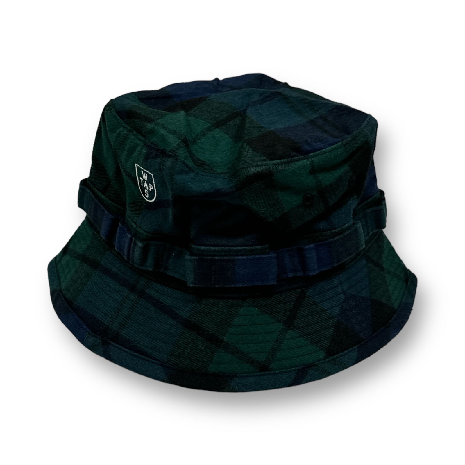 定価11000円 未使用品 WTAPS COTTON FLANNEL JUNGLE HAT コットンフランネルジャングルハット バケットハット 帽子 222HCDT-HT12 グリーン