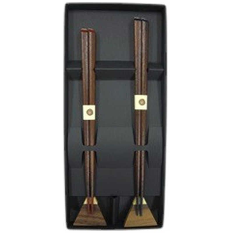 【 新品 未開封 】 越前漆器 夫婦箸 富士山 箸置付 未使用 送料無料