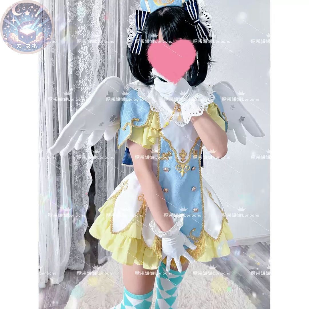 ラブライブ! ニコニー 秘密測定の天使 SR 覚醒後 矢澤にこ コスプレ衣装 コスチューム ハロウィン仮装 イベント衣装 コスプレセット 高品質コスプレ 再現度高め