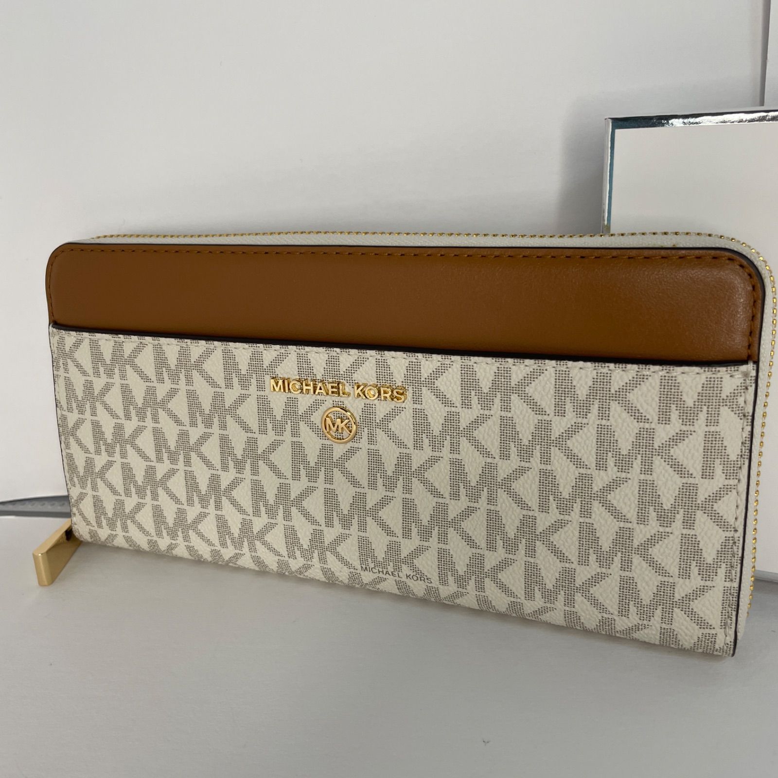 財布・小物その他 Michael Kors WALLET (34H1GT9E8B VANILLAACRN) MICHAEL KORS マイケルコース 長財布 レディース バニラ