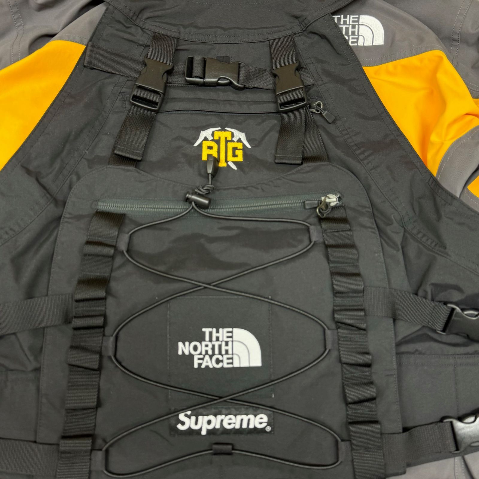 国内正規 未使用 Supreme × THE NORTH FACE 20SS RTG Jacket Vest ゴアテックス マウンテンジャケット  ベスト シュプリーム ノースフェイス コラボ NP61903I サミットゴールド M 63840A