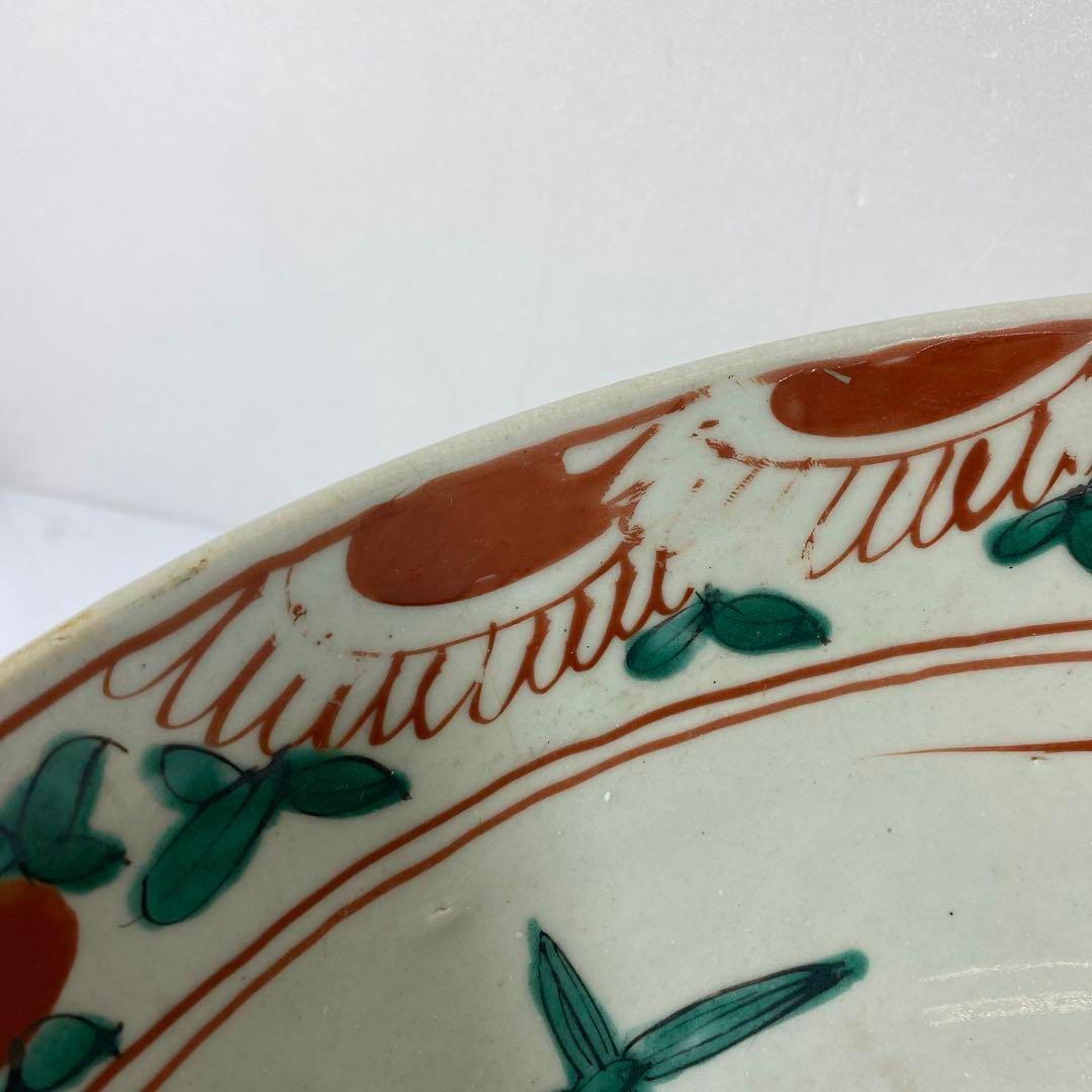 中国明時代 呉州赤絵大鉢 トヒチ 口径約32㎝ 東里6-1019 2F SKLAD-KIRPICHA_RU