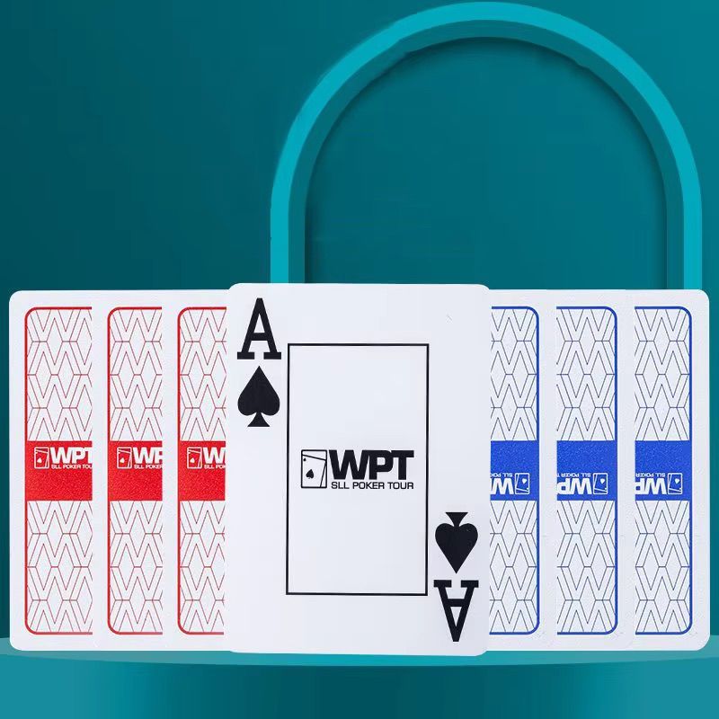 WPTポーカー用　トランプ16デッキ　赤・青　各8デッキ　カットカード入り WPTポーカー用 トランプ16デッキ 赤・青 各8デッキ カットカード