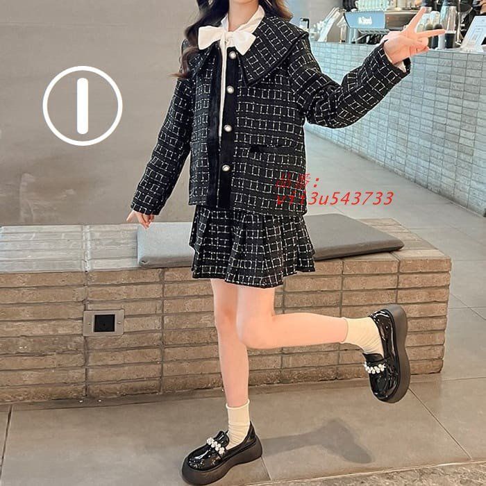 小学生 セットアップ キッズ 女の子 パールポーチ付き ビッグ襟 入学式 ジャケット 結婚式 卒園式 発表会参観日 卒業式 プリーツスカート 音楽会 入園式 vii3u543733