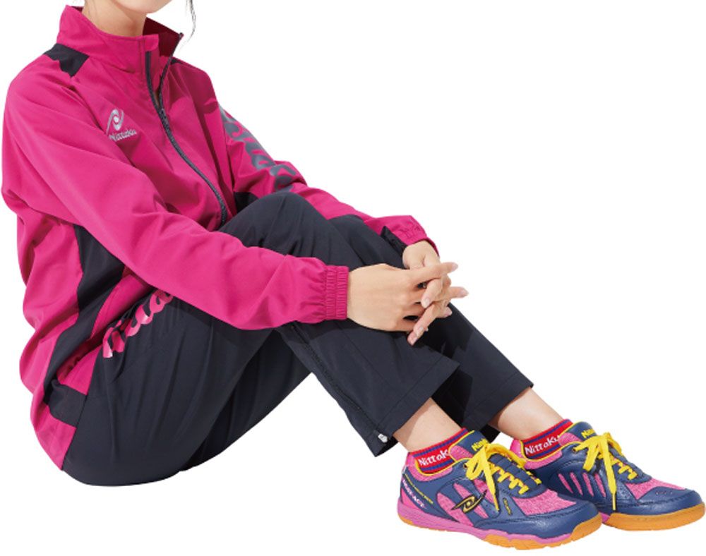 ニッタク Nittaku 卓球 ビートアクト BEAT ACT ネイビー ピンク シューズ NS 4433 01 26 5