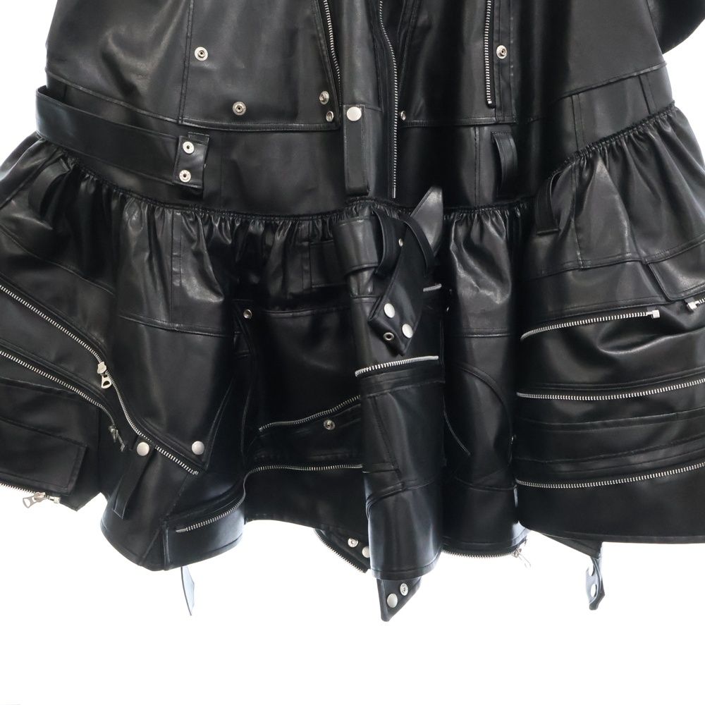 JUNYAWATANABE 22aw フェイクレザー　ライダース JUNYA WATANABE ジュンヤワタナベ 22AW 再構築 ライダース