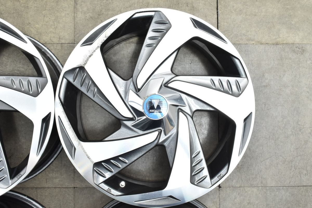 大特価満載！ MODLLISTA トヨタ プリウス PHV 純正 モデリスタ オプション ウイングダンサー7 18in 7J 45 PCD100 4本 カローラ スポーツ ツーリング