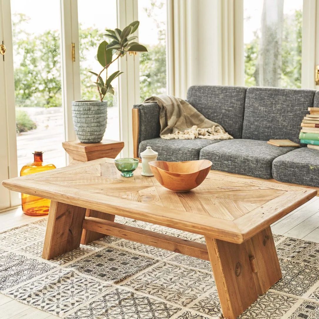 ♪天然木 リビング ローテーブル 幅130cm センターテーブル ヴィンテージ 古材