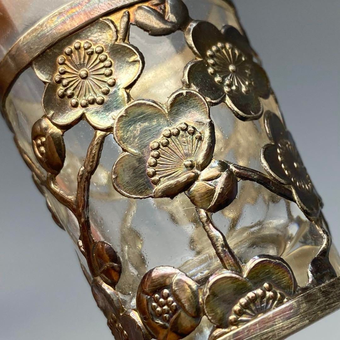 sterling950刻印 銀透かしショットグラス6点